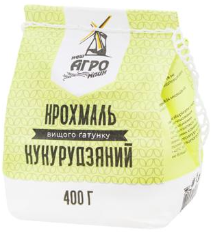 Крохмаль кукурудзяний Наш Агро Млин 400г